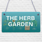 Herb Garden Hanging Sign SummerHouse Garden Shed Plaque Friendship Gift For Her