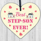 Best Step Son Gifts Mirror Heart Birthday Gift For Step-Son Novelty Gift For Him