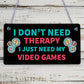 Funny Gaming Sign Neon Effect Hanging Bedroom Sign Gamer Gift Keepsake