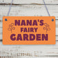 FAIRY GARDEN Plaque PERSONALISED Summerhouse Garden Shed Sign