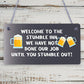 Funny Bar Sign Stumble Inn Novelty Bar Pub Signs And Plaques Man Cave Decor