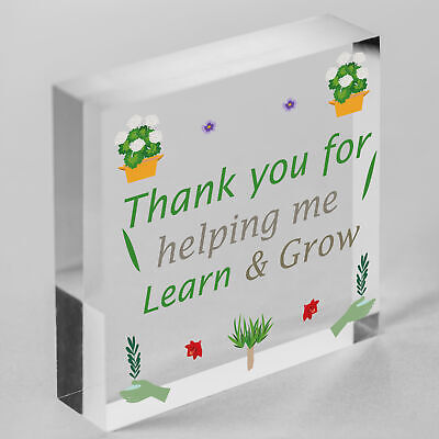 THANK YOU GIFT For Teacher, Teaching Assistant, Nursery Teacher Wood Heart