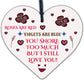 Valentines Day Gifts for Her Him Husband Wife Wooden Heart Valentines Gifts