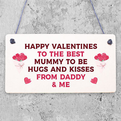 Valentines Plaque For Mummy To Be New Mum From Bump Child Love For Her