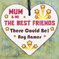 Best Friend Gift Engraved Heart Mum Gift For Birthday Mothers Day Keepsake