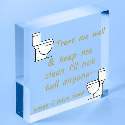 Funny BATHROOM Signs Shabby Chic Door Plaque Sign for Toilet Bathroom The Loo