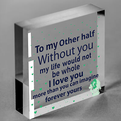 I Love You Keepsake Gift Husband Wife Valentines Day Gift For Him Her