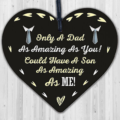 Dad Gifts For Fathers Day Birthday Gift From Son Novelty Card For Him Birthday