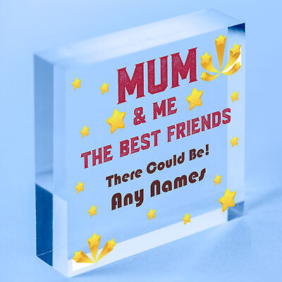 Best Friend Gift Engraved Heart Mum Gift For Birthday Mothers Day Keepsake