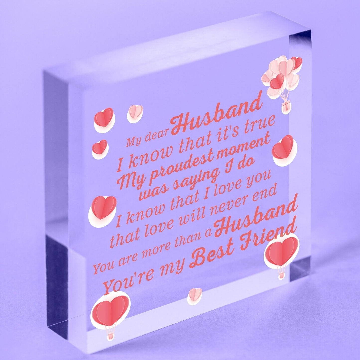 Anniversary Card Husband Gift For Him 1st 2nd 3rd 4th Anniversary Idea Heart