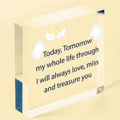 Handmade Special Memorial Plaque For Mum Dad Nan Grandad Hanging Memory Plaque