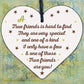 True Friend Wooden Special Friendship Gift For Women Thank You Gift Keepsake