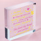 Friendship Best Friend Plaque Happy Birthday Heart Gift Mum Colleague Thank You