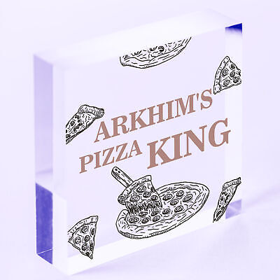 Personalised Pizza King Sign Pizza Oven Sign Garden Summerhouse Plaque