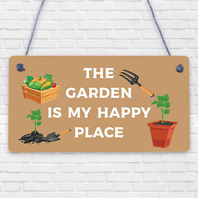 Novelty Garden Sign Gift For Gardeners Mum Nan Home Decor Garden Shed Plaque