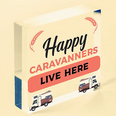 Caravan Sign Engraved Novelty Campervan Sign Caravan Lover Gift Birthday