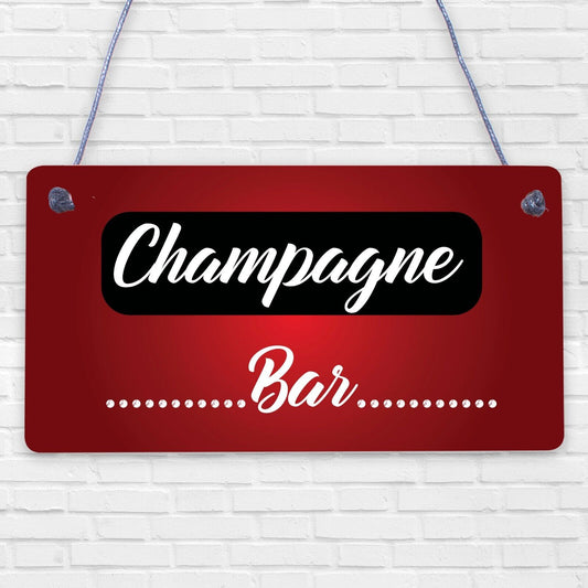 Champagne Bar Hanging Signs Gin & Tonic Pub BBQ Party Alcohol Friendship Gif