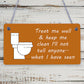 Funny BATHROOM Signs Shabby Chic Door Plaque Sign for Toilet Bathroom The Loo