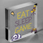 Gaming Gifts Eat Sleep Game Novelty Gamer Son Gifts Gaming Bedroom Accessories