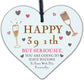 40th Birthday Funny Gift For Men Women Him Her Wooden Heart Gifts For Friend