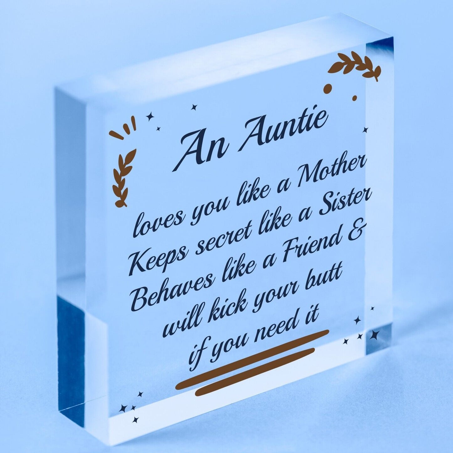 Auntie And Uncle Plaque Wooden Heart Quirky Gifts For Uncle Auntie Keepsake Sign