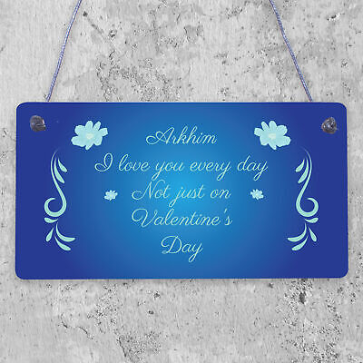 Personalised Photo Plaque Special Valentines Day Gift For Him Her Husband Wife