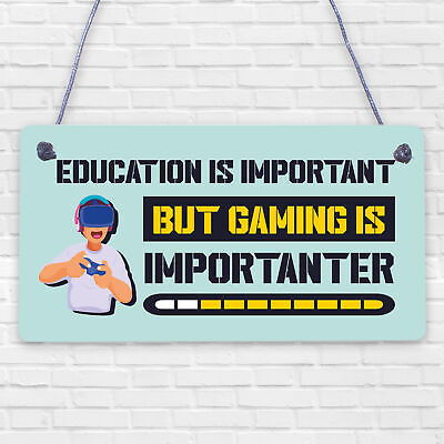 Funny Gaming Sign Novelty Christmas Gift For Brother Son Gamer Gaming Room