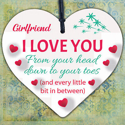 Girlfriend I Love You Signs Funny Valentines Gift For Her Anniversary Gift Heart