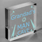 Grandads Man Cave Plaque Grandad Gifts For Christmas Gifts From Grandchildren