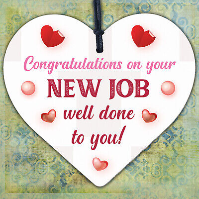 Congratulations New Job Leaving Gift Boss Friend Colleagues Good Luck Signs