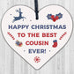 Christmas Gift For Cousin Hanging Wooden Christmas Decoration Family Gift