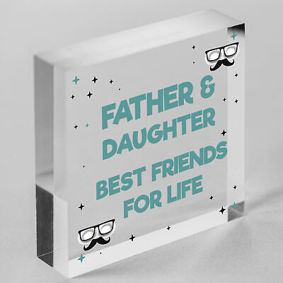 Dad Gifts From Daughter Wood Keyring Fathers Day Gift Dad Birthday Gift