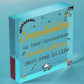 Congratulations On Your Graduation Wooden Heart Plaque Present Graduate Gifts