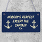 Nautical Sign Captain Bar Pub Bathroom Man Cave Kitchen Plaque Fishing Boat Gift