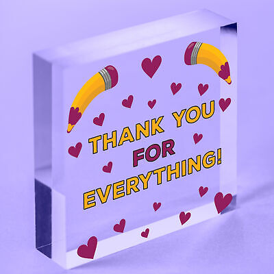 Teacher Thank You Gifts End Of Term Leaving Gift Gift Teaching Assistant Tutor