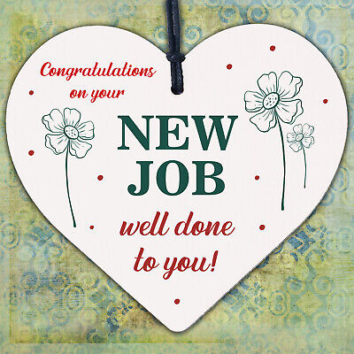 Congratulations New Job Leaving Gift Boss Friend Colleagues Good Luck Signs