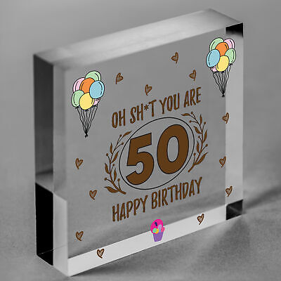 50th Birthday Gifts For Women 50th Birthday Gifts For Men Wooden Heart Keepsake