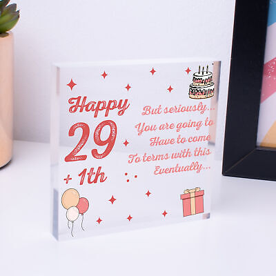 30th Birthday Funny Gift For Men Women Him Her Wooden Heart Gifts For Friend