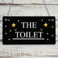 Marble Theme Hanging Bathroom Toilet Loo Sign Home Decor New Home Gift