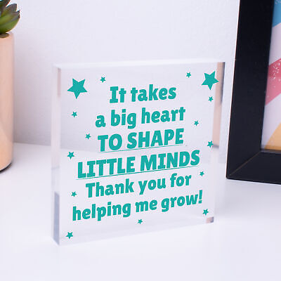 Thank You Gifts For Teacher Teaching Assistant Nursery Teacher Wooden Plaque