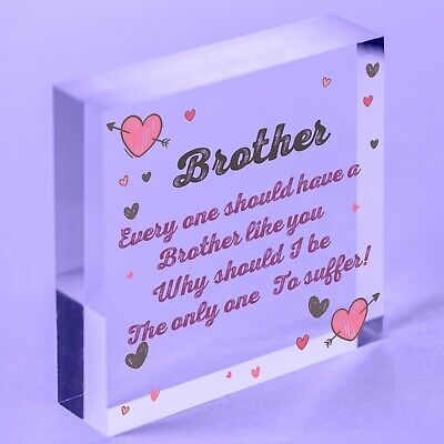 Annoying Brother Gifts For Adult Brother Gifts From Sister Heart Birthday Gifts