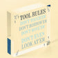 Funny Tools Sign For Man Cave Garage Shed Door Sign Gift For Men Dad Grandad