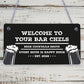 FUNNY PERSONALISED Bar Sign Hanging Man Cave Shed Garage Home Pub Sign