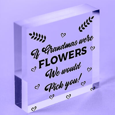 Special Thank You Gift For Grandma Birthday Christmas Engraved Heart Gift