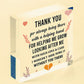 Thank You Teacher Leaving Gifts For Her Nursery Heart Plaques Childminder Friend