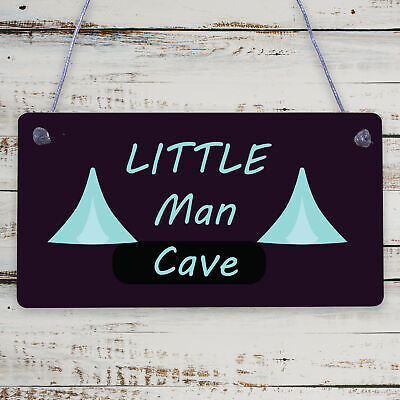 Little Man Cave Sign For Boys Bedroom, Bedroom Wall Art, Boys Bedroom Door Sign