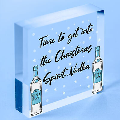 Bar Sign For Home Bar Plaque Vodka Gifts For Her Him Funny Vodka Gifts Xmas