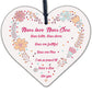 Special Nan Gifts Birthday Gifts Wood Heart Mother's Day Gifts Grandparents Gift