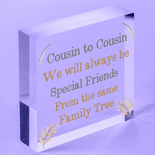 Birthday Christmas Gift For Cousin Special Family Plaques Best Friend Keepsakes