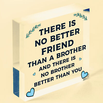 Special Brother Sister Gifts For Brother Birthday Keepsake Friendship Thank You